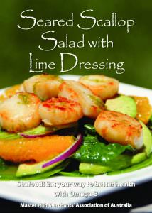 Seared Scallop Salad with Lime Dressing